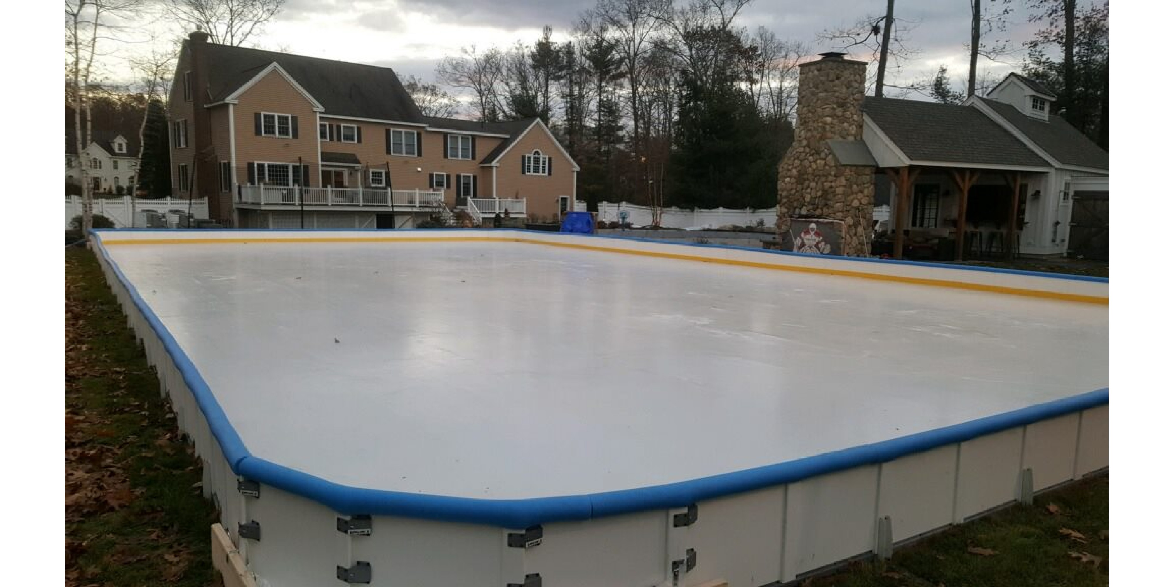 20 Inch Rink Board Setup