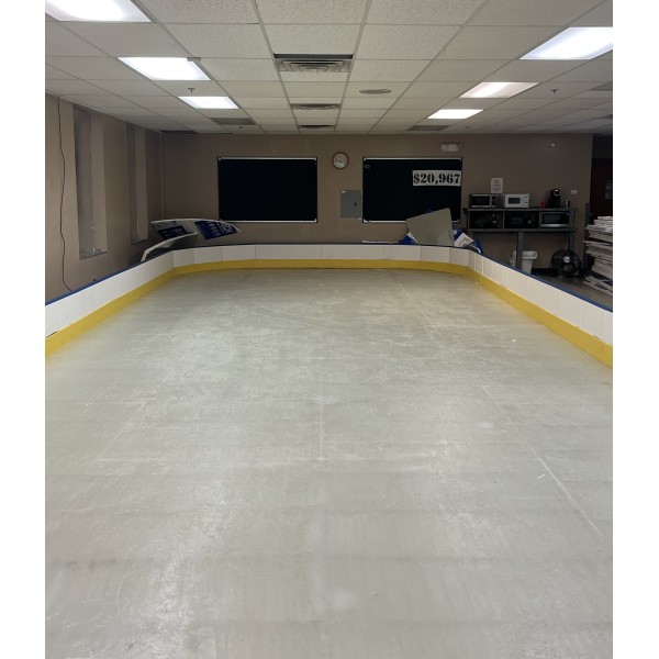 Indoor Portable & Refrigerated Hockey Trainer | Iron Sleek