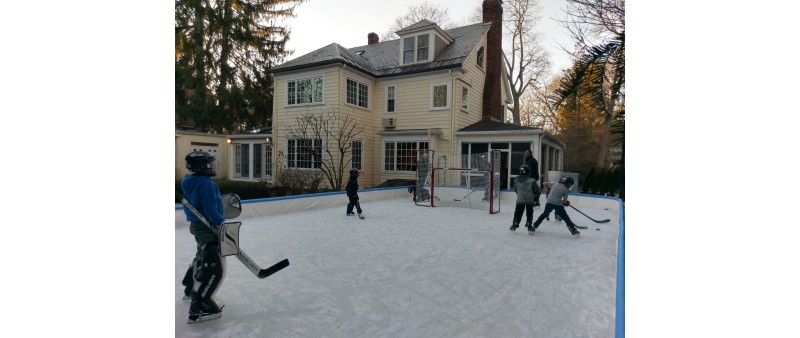 Pro Rink Kit Portable Refrigerated Rink Kits 24' x 50' | Iron Sleek