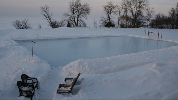 A Newly Finished Iron Sleek Rink!