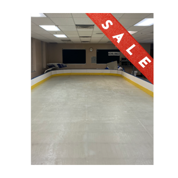 Indoor Portable & Refrigerated Hockey Trainer | Iron Sleek