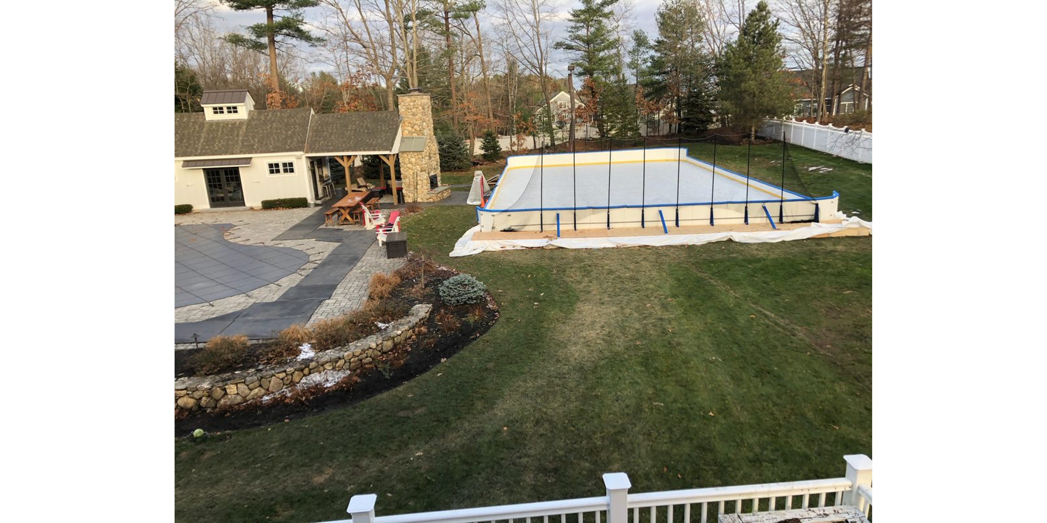 Refrigerated Rink Installation