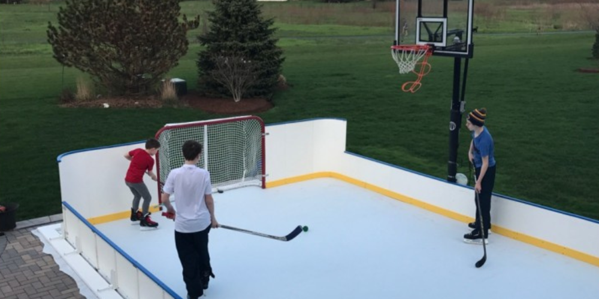 Rink on Pavers