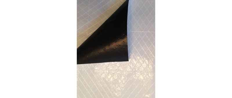 Extra Durable Reinforced Ice Rink Liner 6 Mil Black/White