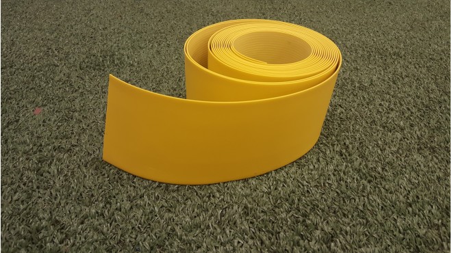 4" tall Yellow Hockey Base Board (30 ft)