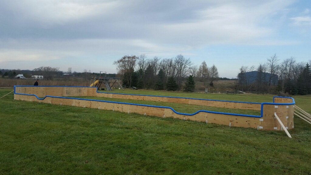 Outdoor Hockey Rink Kits Build Your Own Hockey Rink