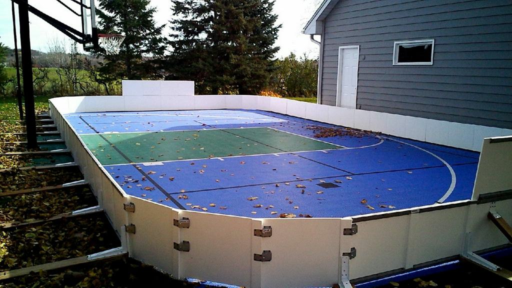 Custom Ice Rinks  Backyard Rink Installations